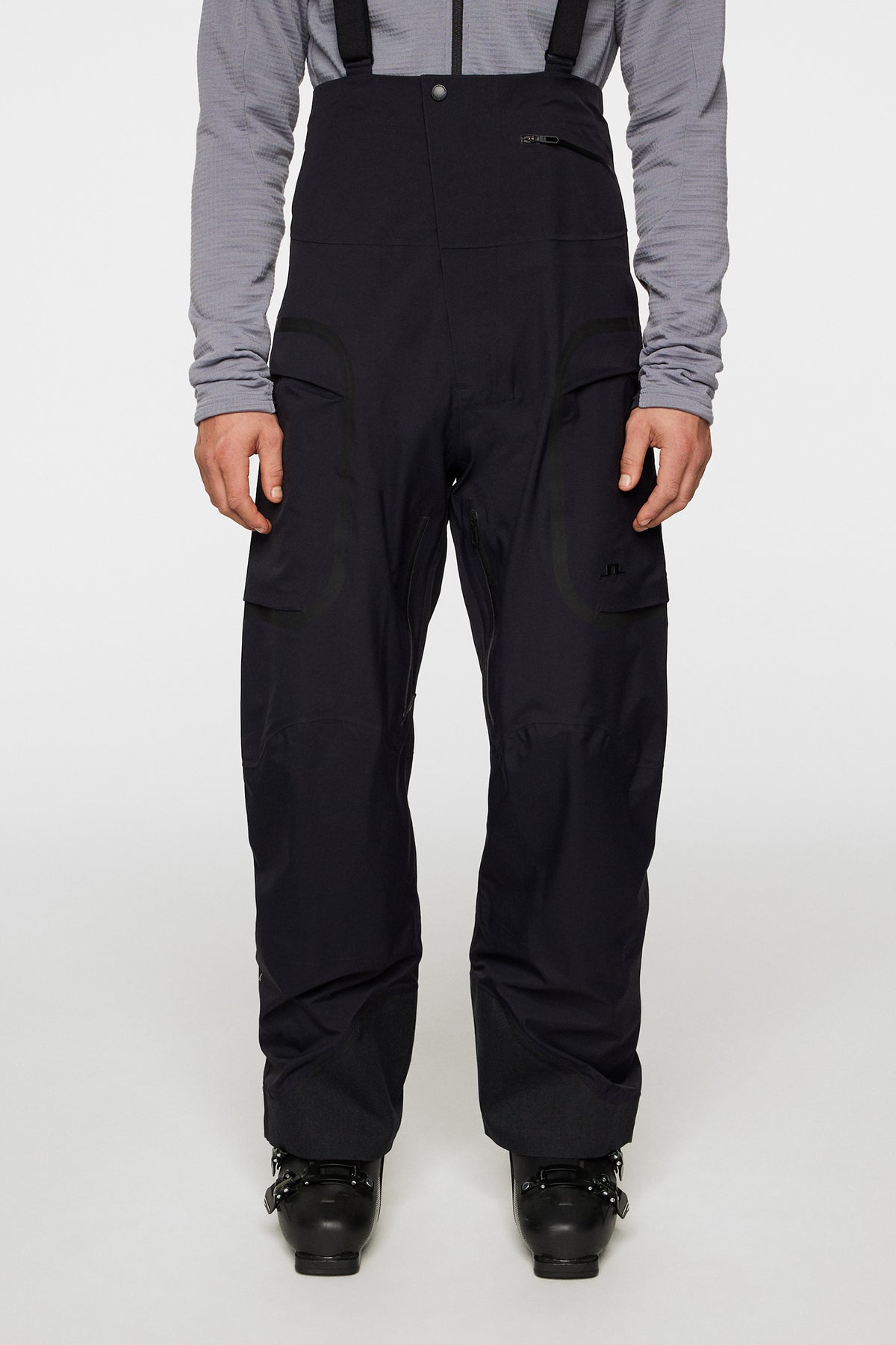 High Grounds Shell Bib Pants / Black