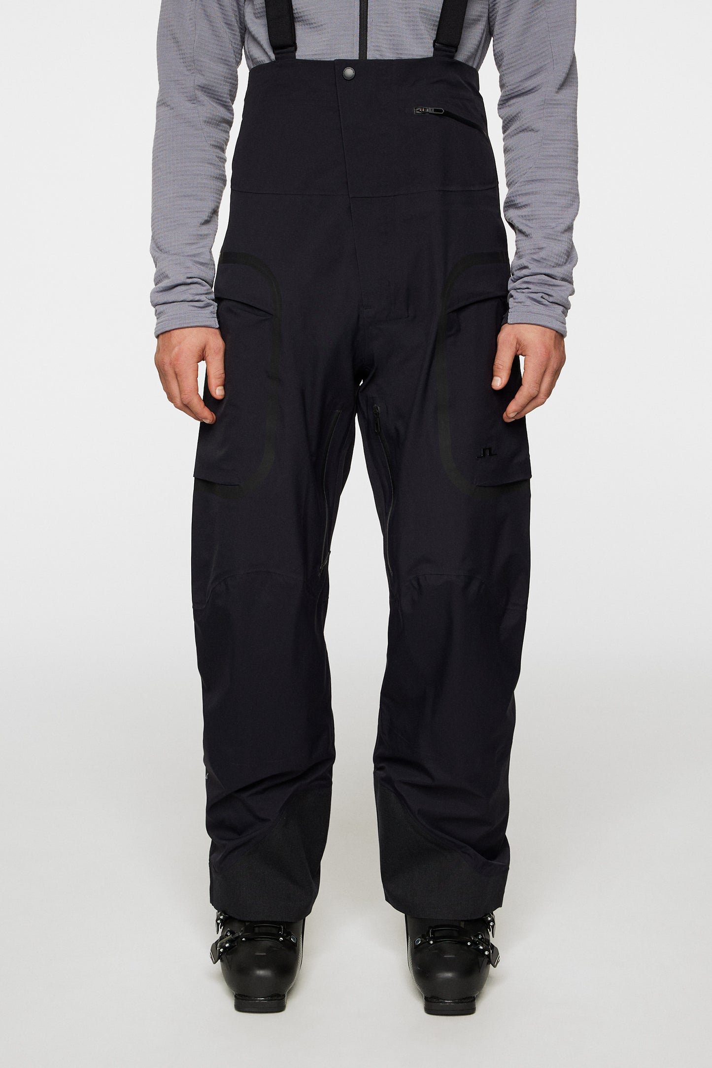 High Grounds Shell Bib Pants / Black
