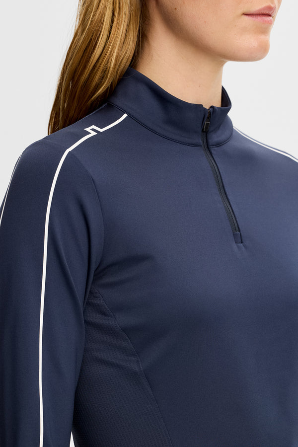 Adiola Quarter Zip Mid Layer / JL Navy