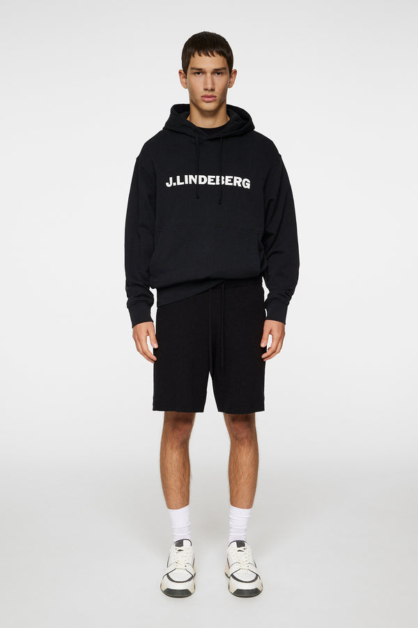 Simon Knitted Boucle Shorts / Black