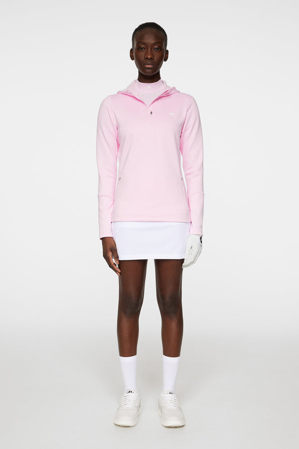 W Aerial Quarter Zip Hood / Nosegay