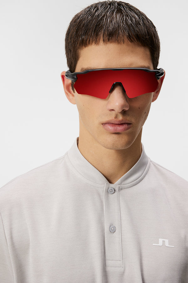 Bode Regular Fit Polo / Light Grey Melange