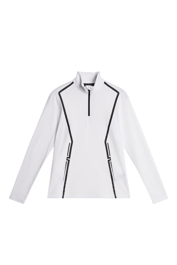Lina Quarter Zip Midlayer / White