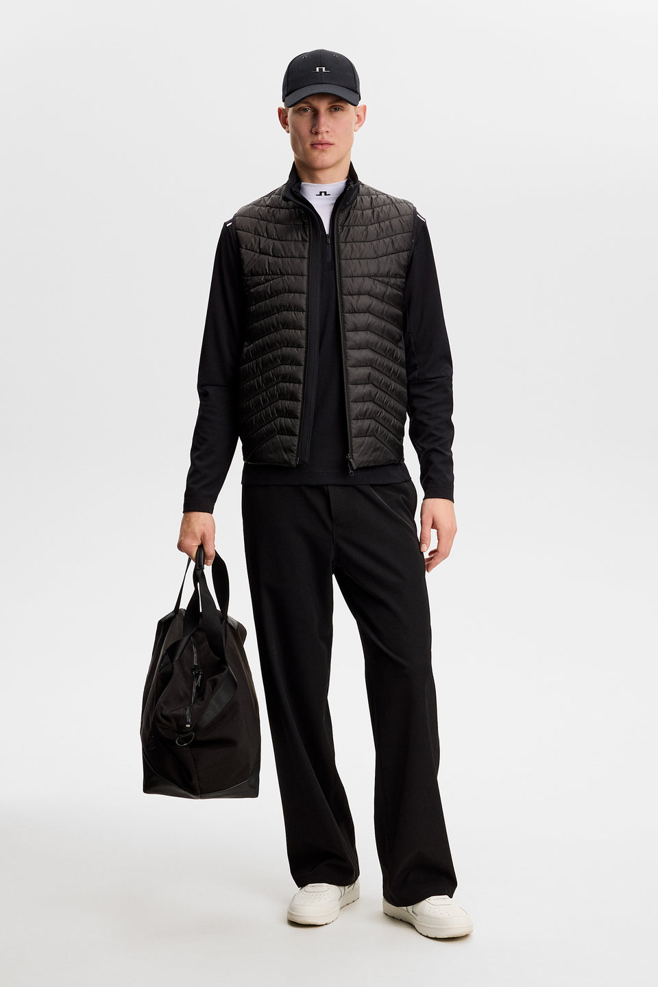 Heyden Quilt Hybrid Vest / Black