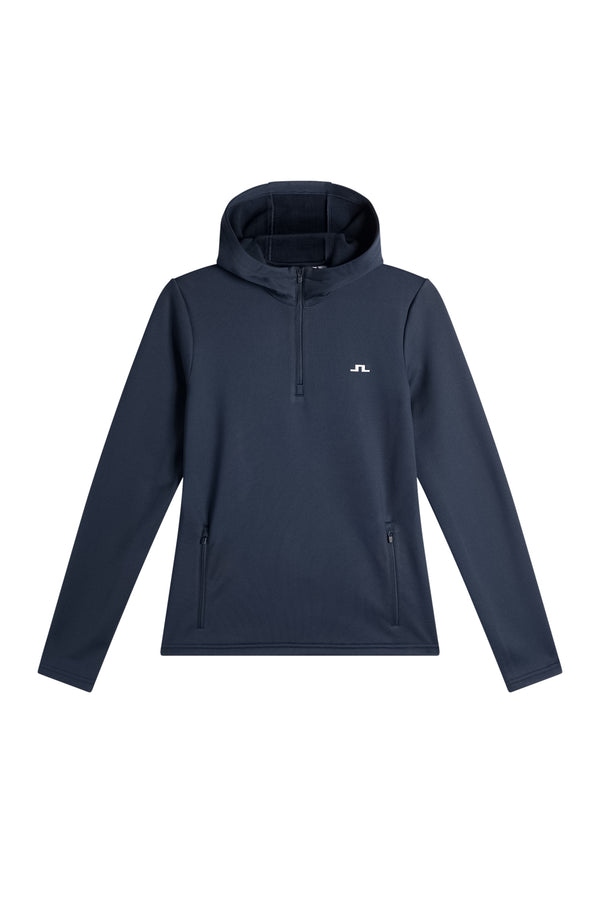 Aerielle Quarter Zip Hood / JL Navy