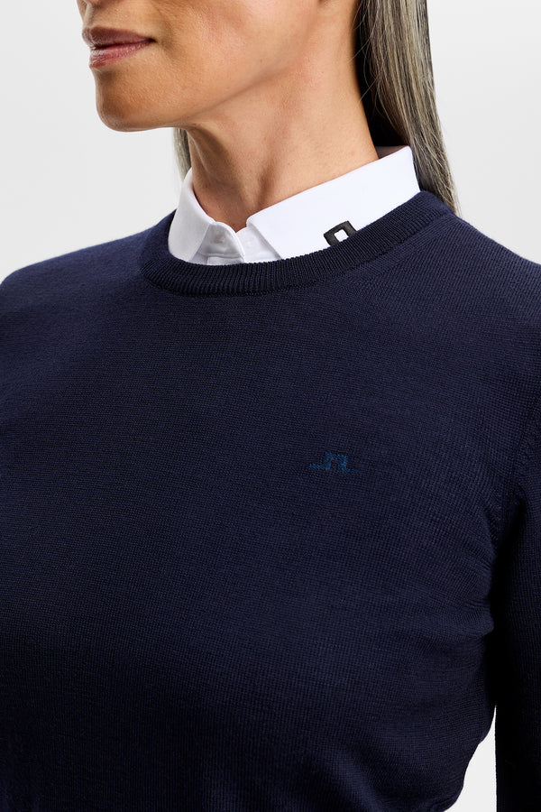 Aria Knitted Sweater / JL Navy