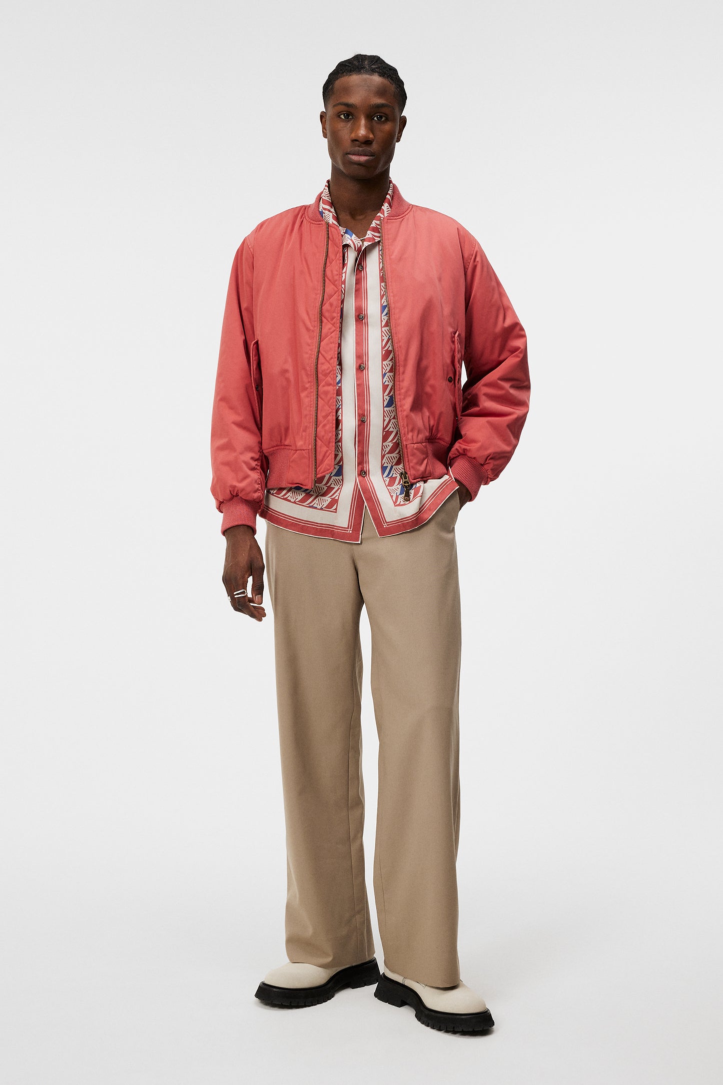 Bradfield Twill Nylon jacket / Dusty Cedar