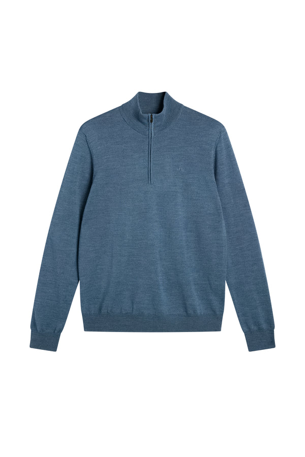 Kiyan Quarter Zip Sweater / Vintage Indigo Melange