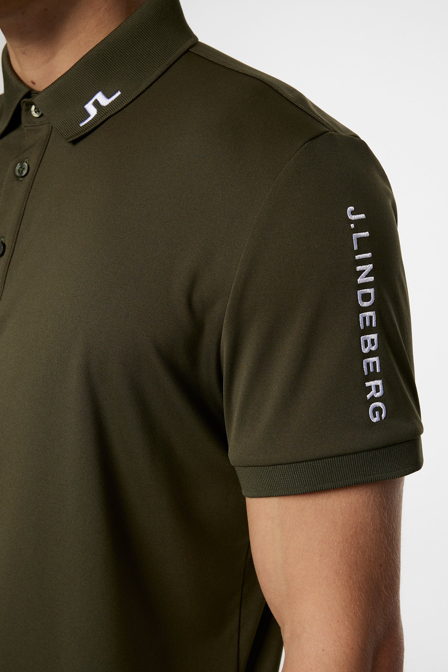 Tour Tech Slim Fit Polo / Forest Green | J.Lindeberg Official
