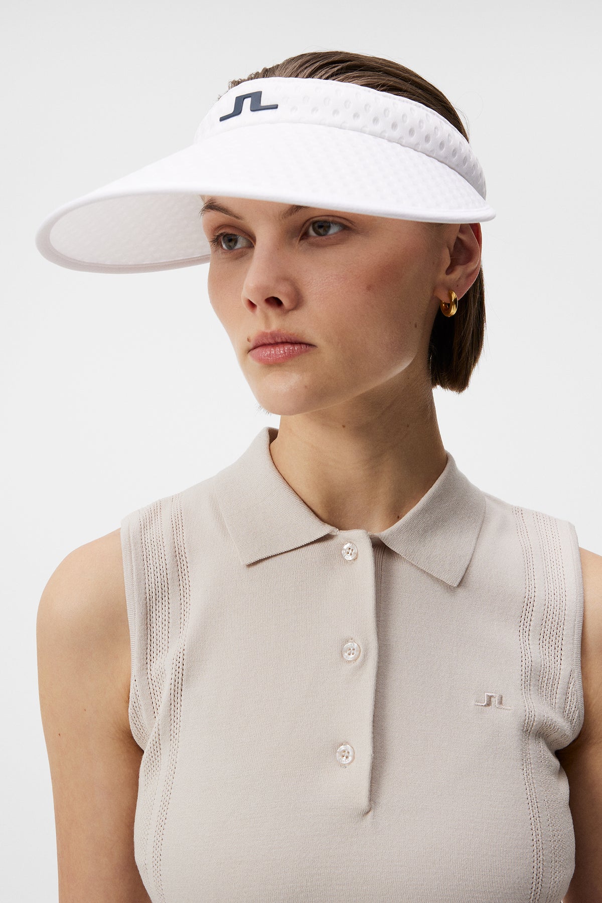 Tanja Sleeveless Knitted Shirt / Moonbeam