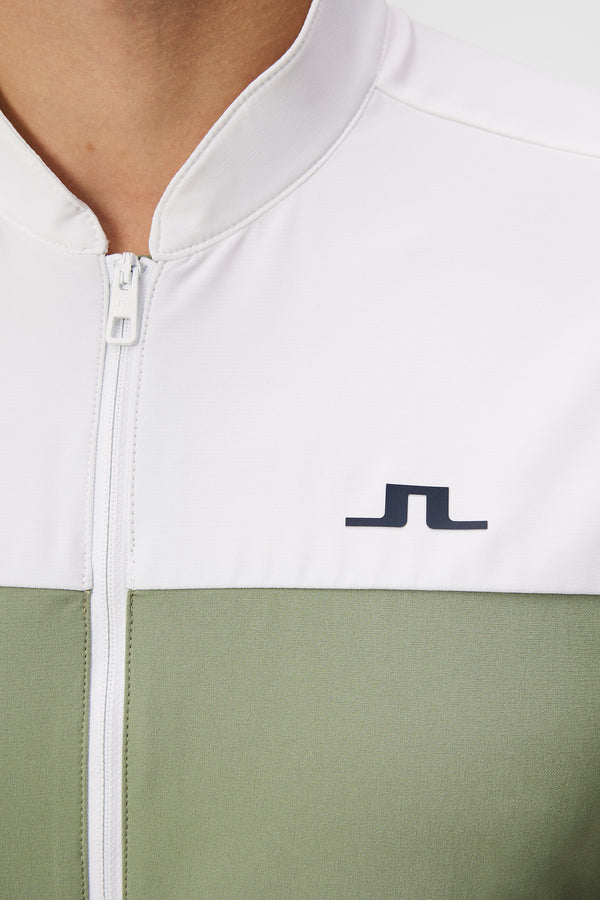 Jeff Hybrid Jacket / Oil Green