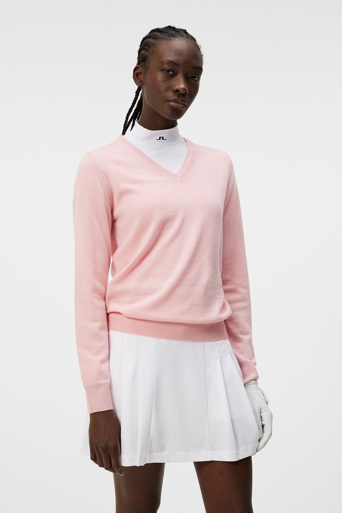 Amaya Knitted Sweater / Powder Pink