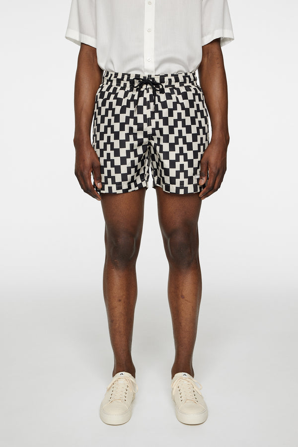 Banks Bridge Stack Swim Trunks / Bridge Stack Black M