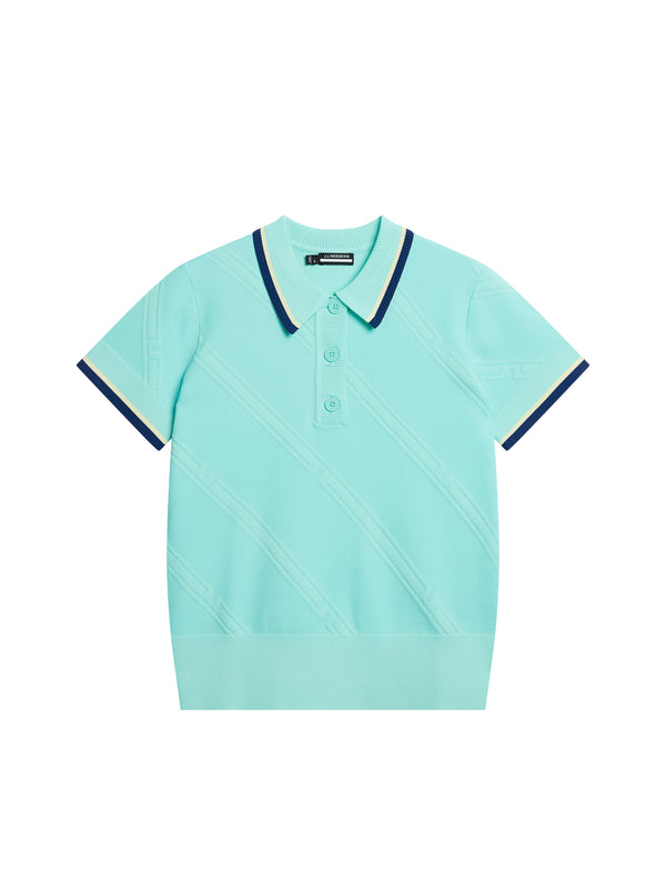 Feline Knitted Shirt / Aruba Blue