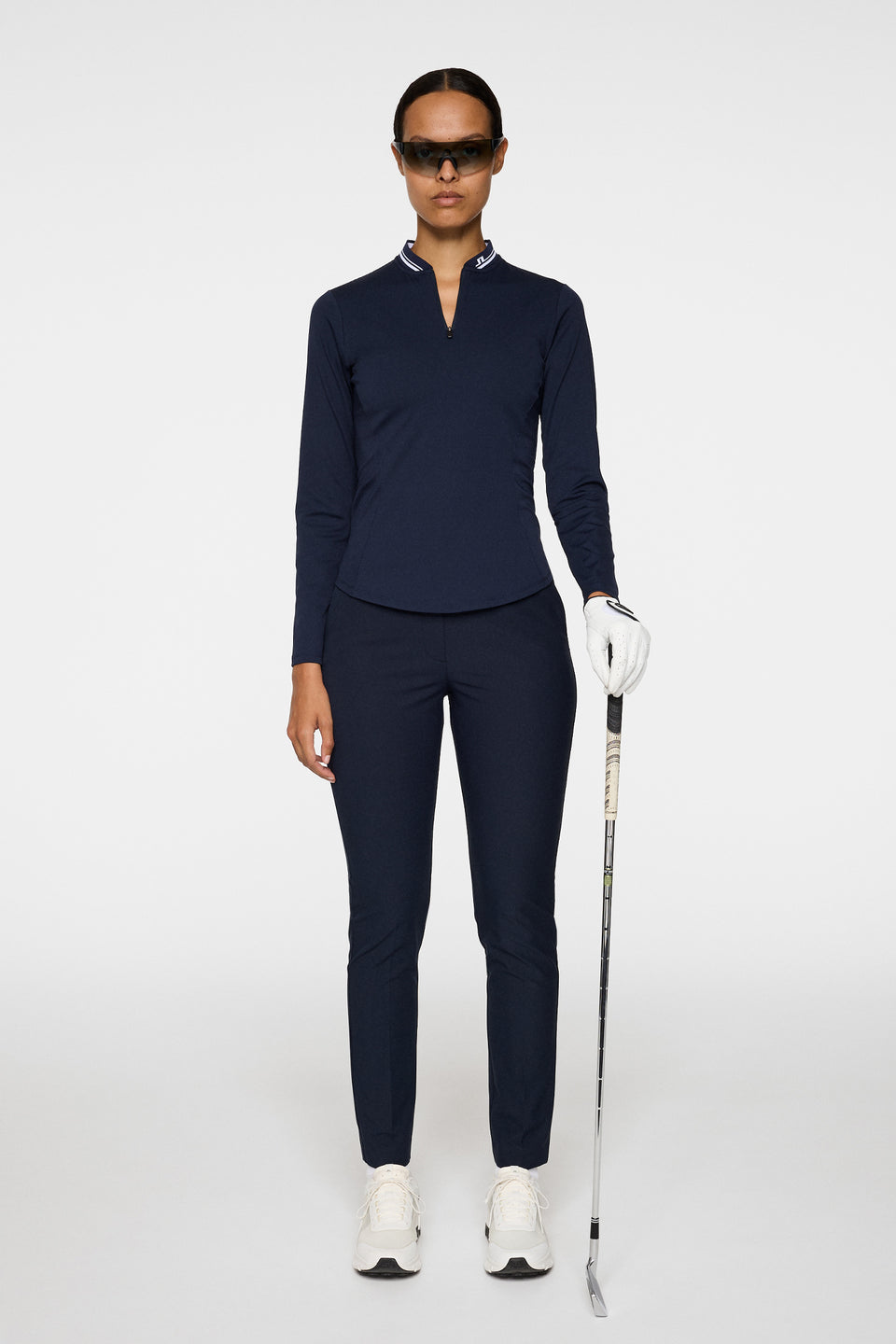 Harper Quarter Zip Mid Layer / JL Navy