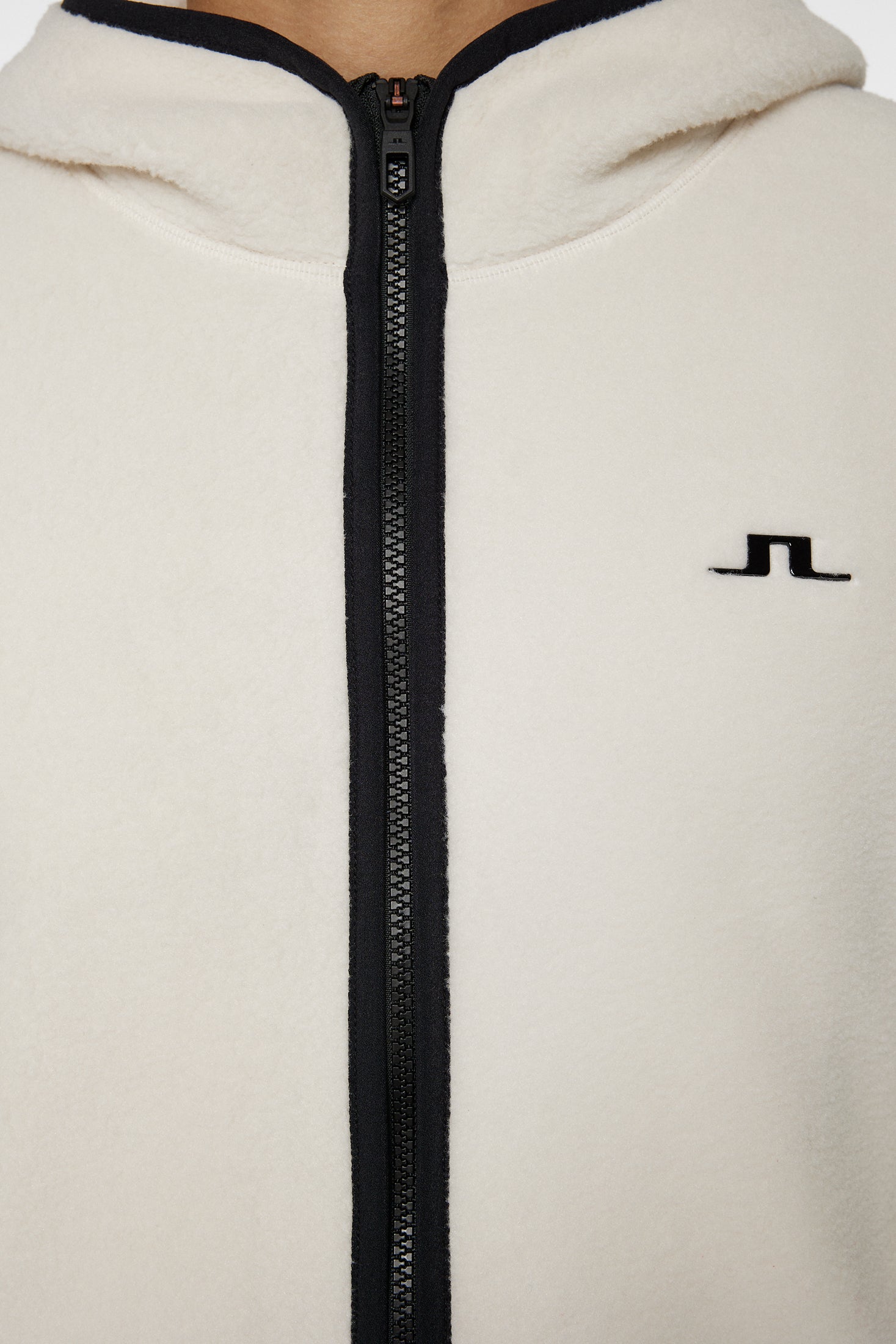 Seymor Fleece Zip Hood / Moonbeam – J.Lindeberg EU