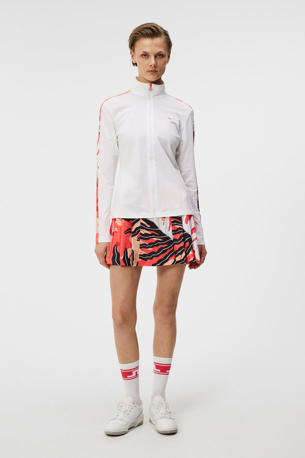 Winona Print Mid Layer / White