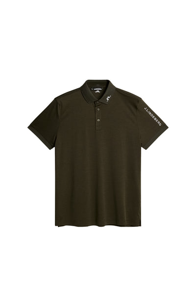 Tour Tech Slim Fit Polo / Forest Green Melange – J.Lindeberg EU