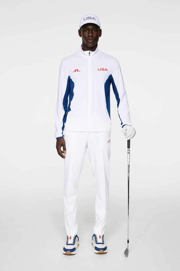 Constantin Full Zip / White