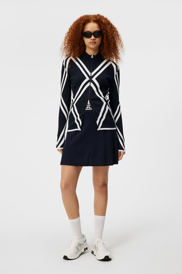 Flora Knitted Sweater / JL Navy