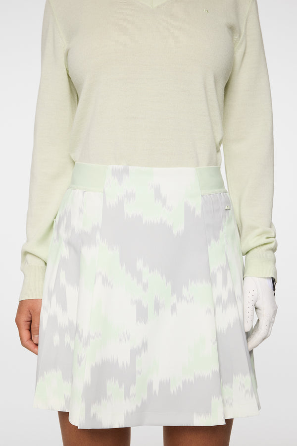Alesia Print Skirt / Warp Ambrosia L