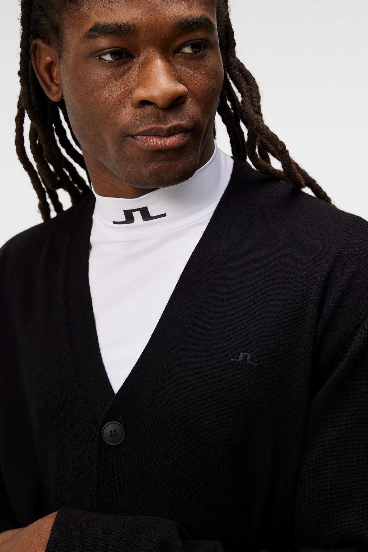 Lucas Knitted Cardigan / Black