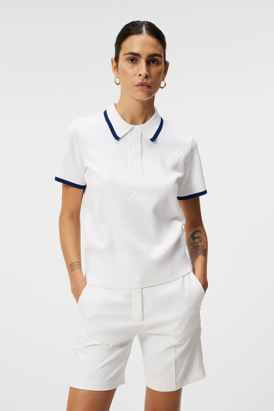 Feline Knitted Shirt / White