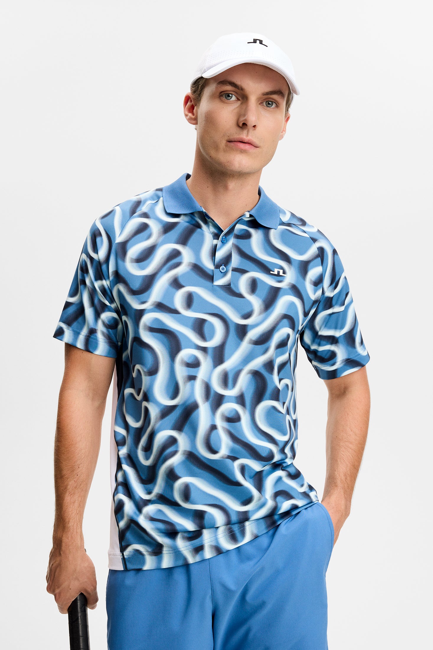 Paul Print Polo / Rally Federal M | J.Lindeberg Official