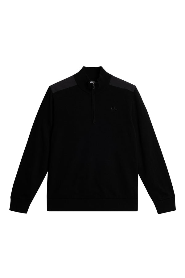 Jeffrey Windbreaker Sweater / Black