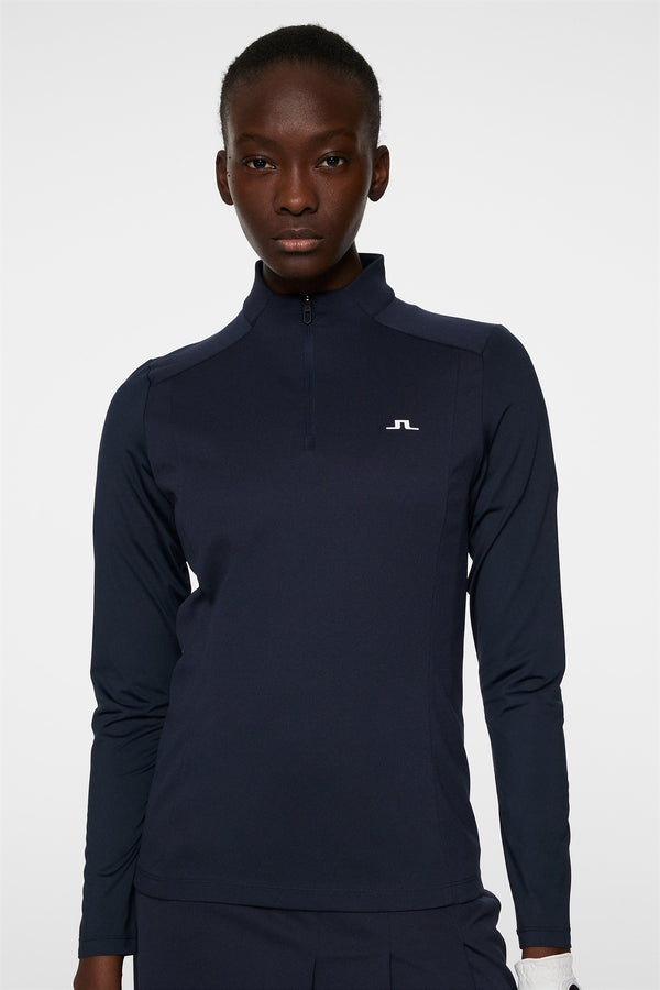 Cindy Quarter Zip Mid Layer / JL Navy