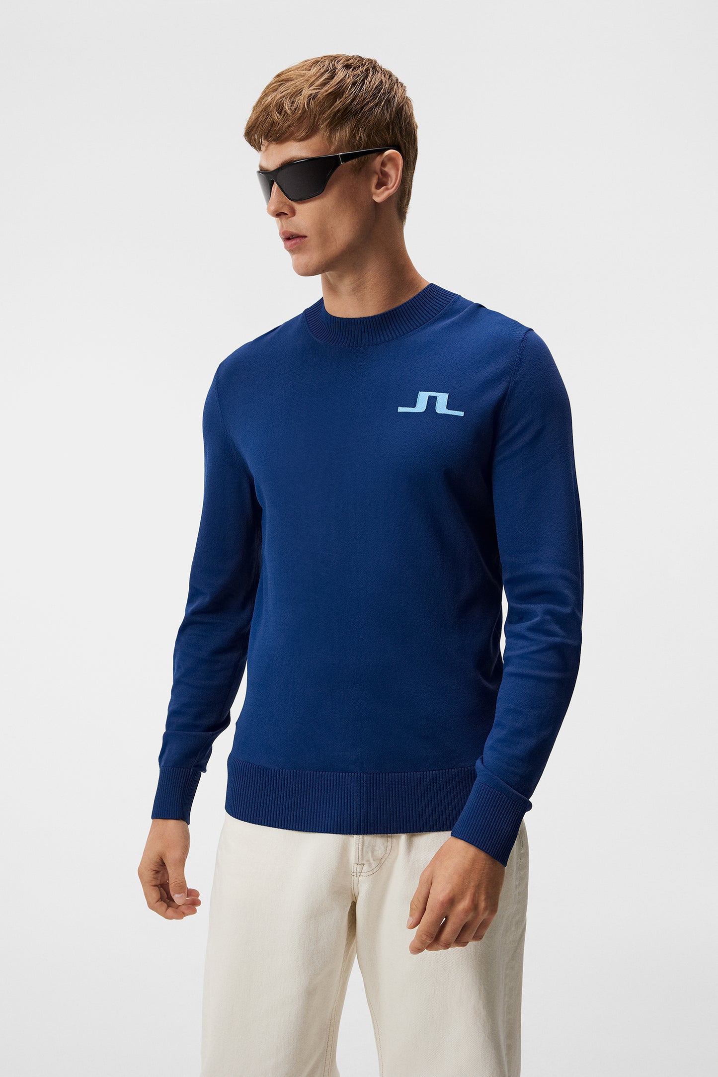Gus Knitted Sweater / Estate Blue – J.Lindeberg