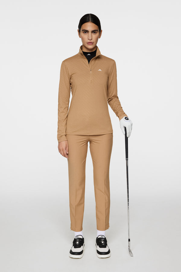 Lauryn Quarter Zip Mid Layer / Tigers Eye