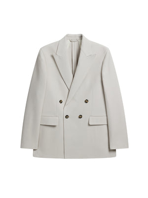 David U Double Weave Blazer / Moonbeam
