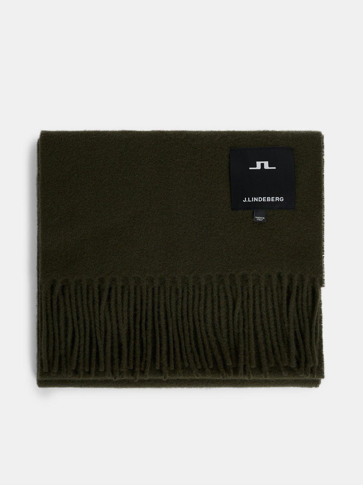Champ Solid Wool Scarf / Forest Green
