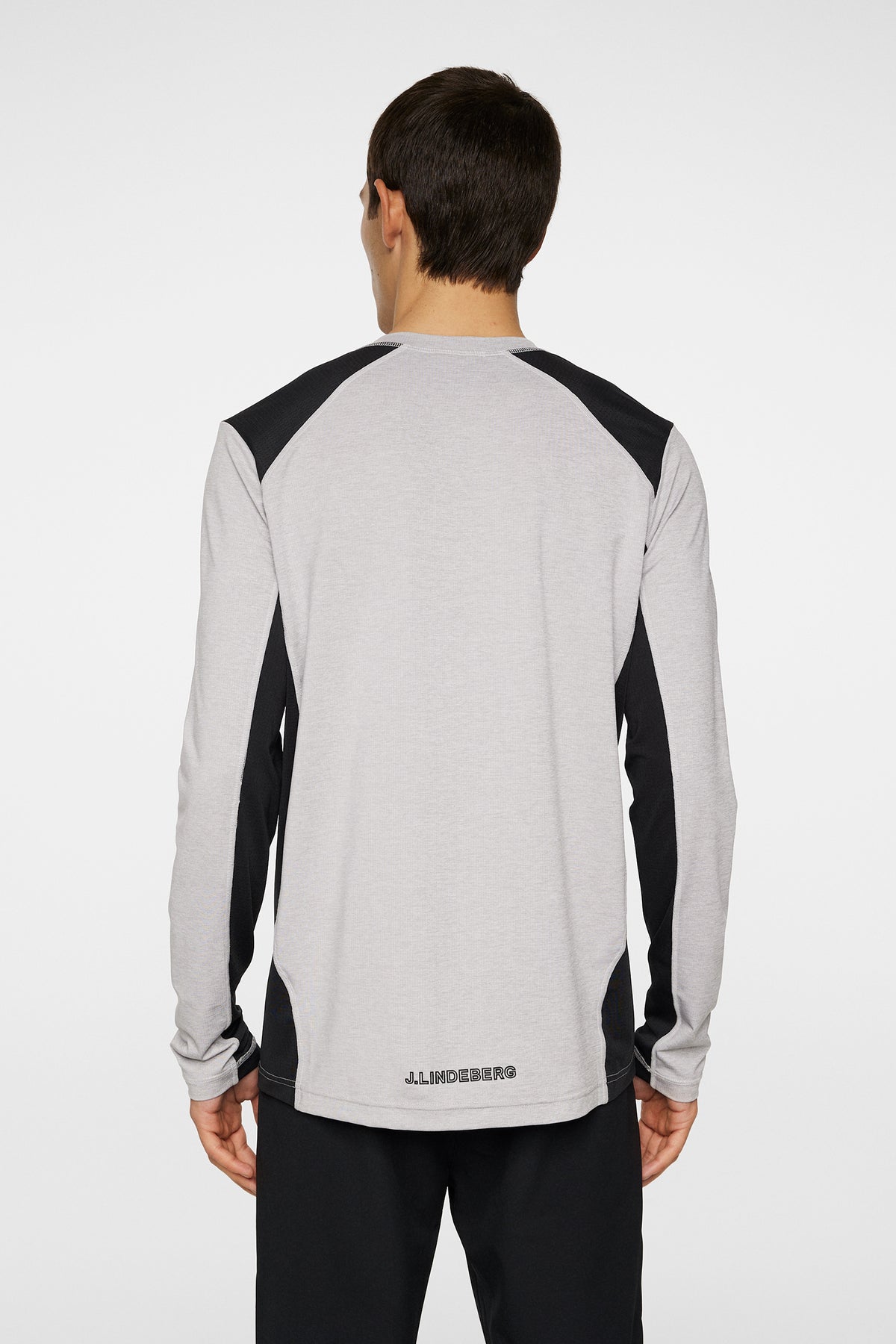 Tomas Long Sleeve T-Shirt / Light Grey Melange