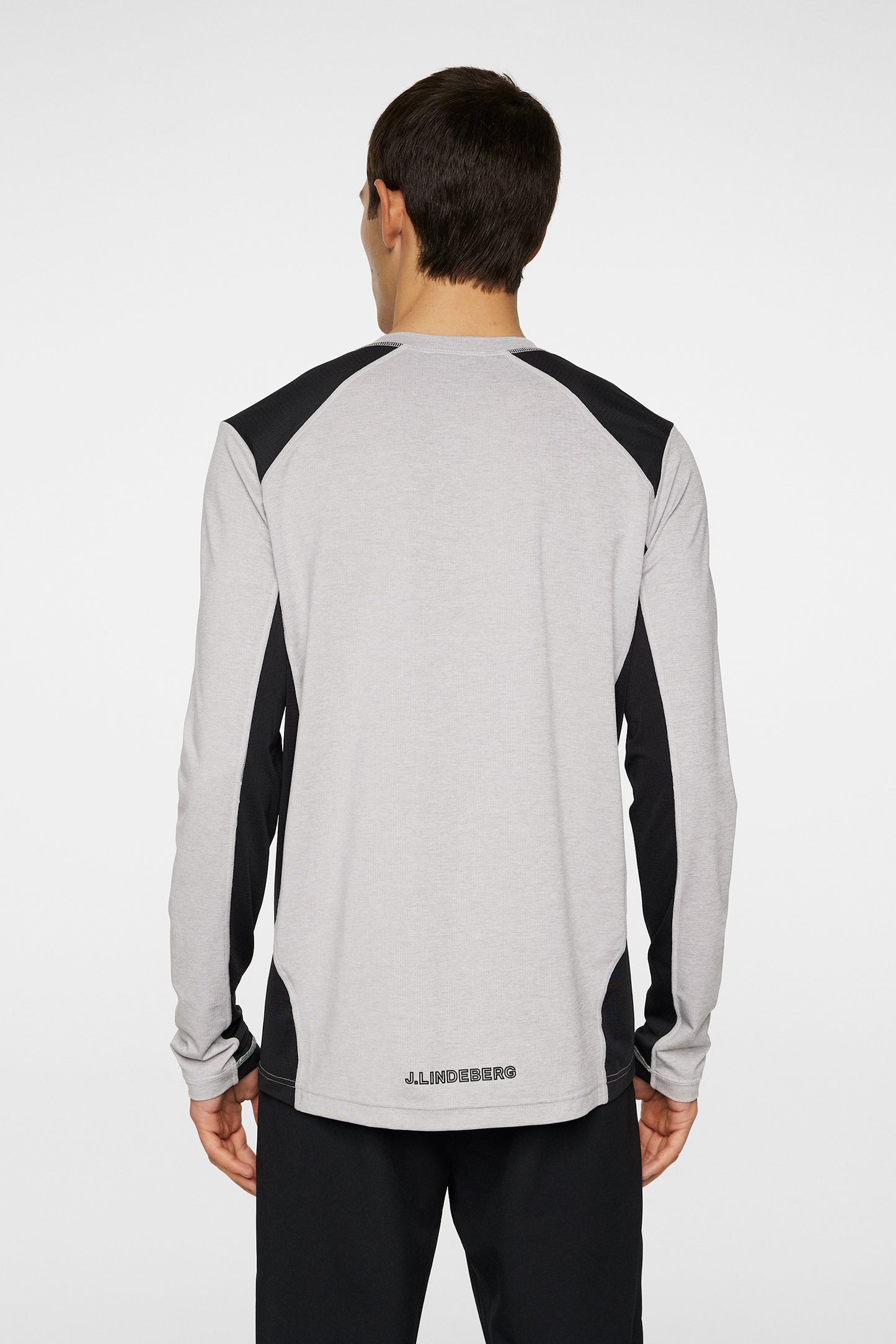 Tomas Long Sleeve T-Shirt / Light Grey Melange