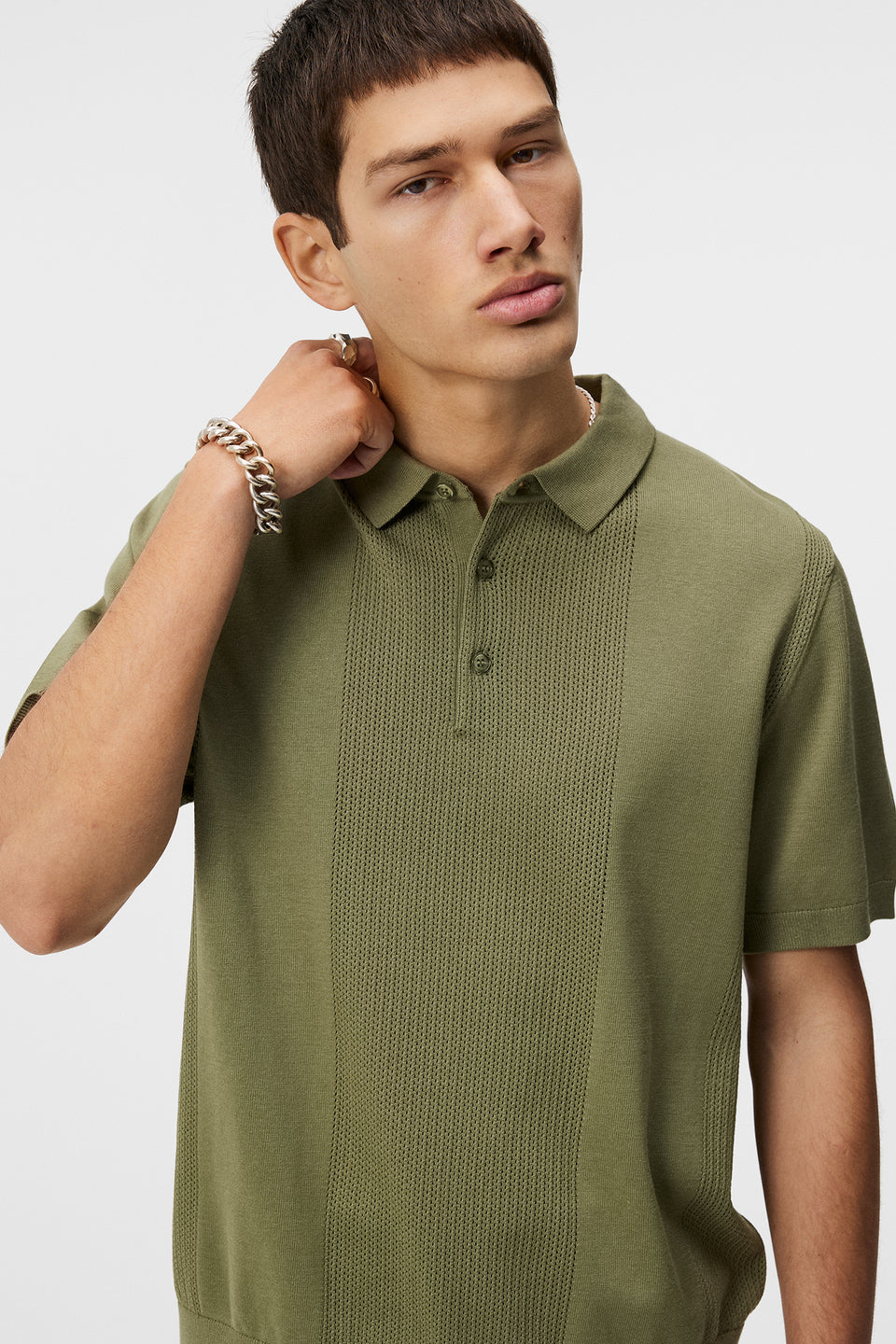 Reymond Solid Polo / Oil Green