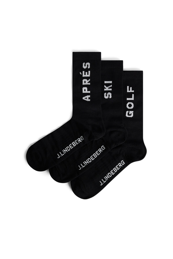 Miles Sock Pack / Black