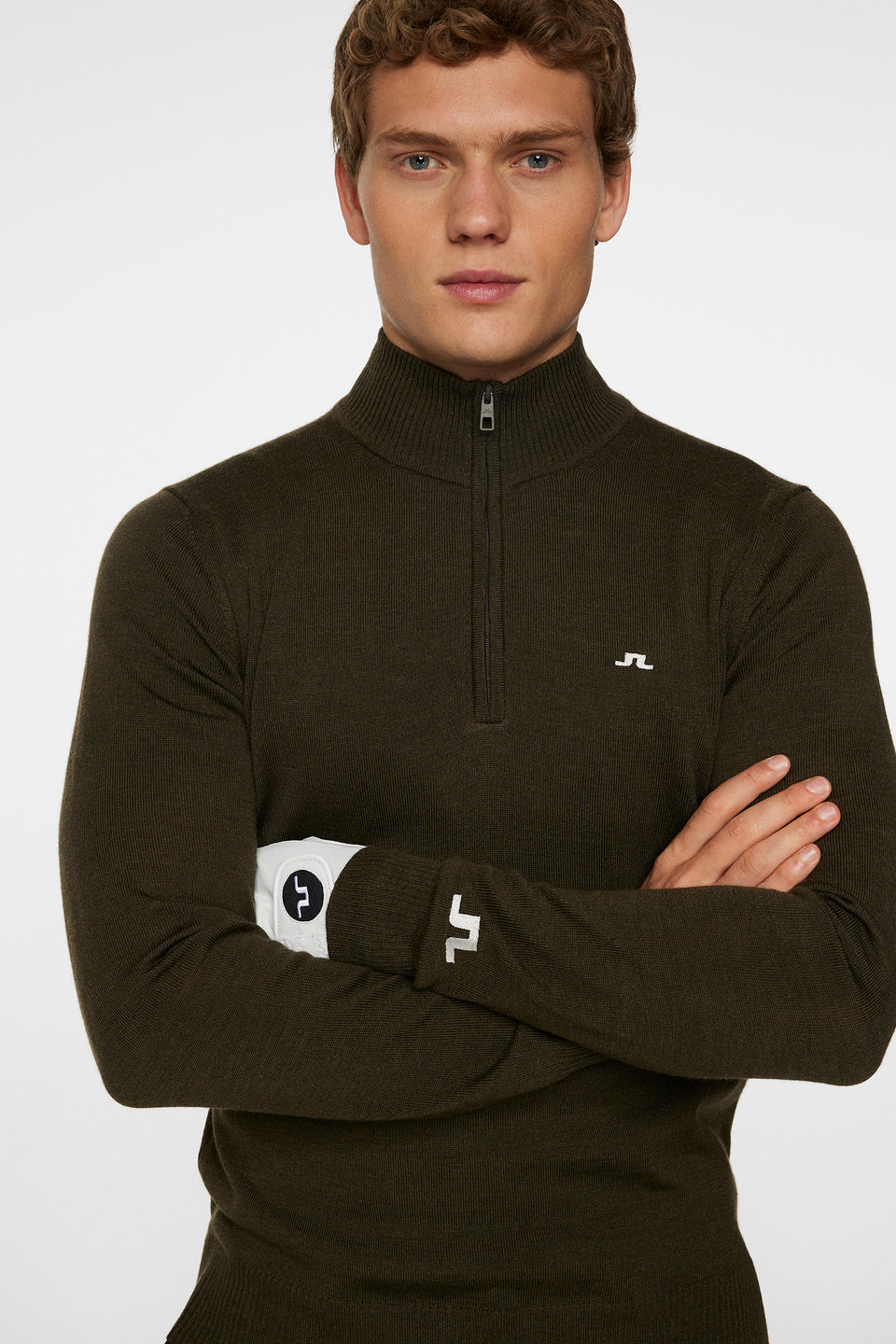 Kian Zipped Sweater / Forest Green