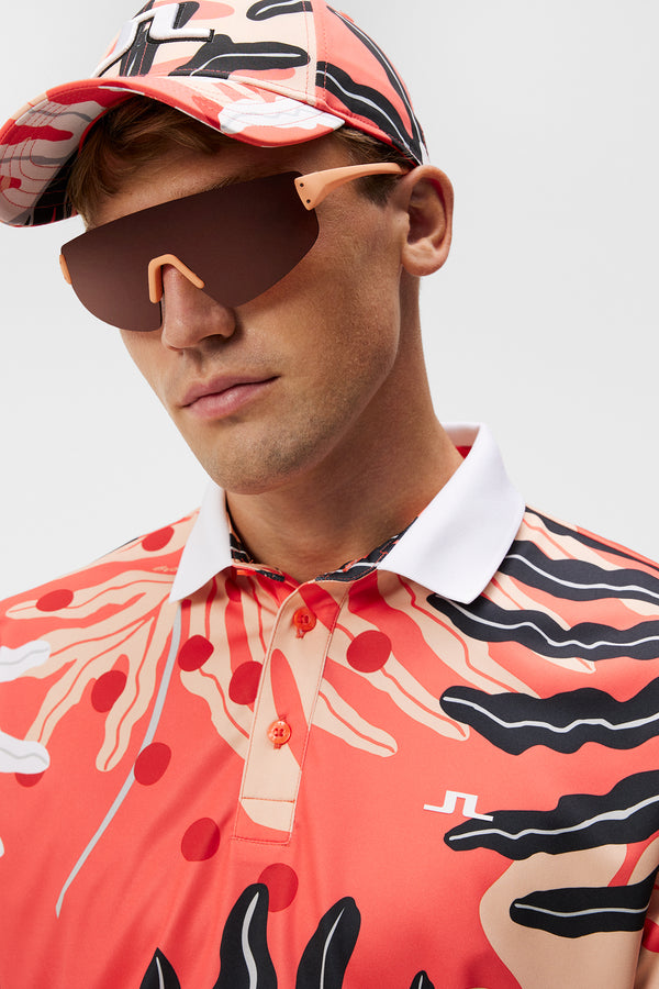 Martin Print Regular Fit / Paradise Monstera Coral