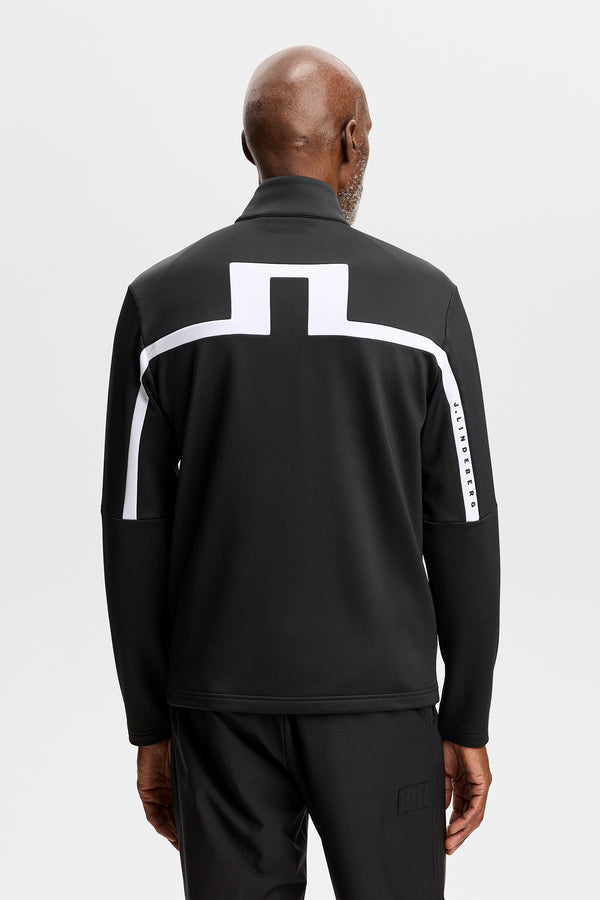 Sharpe Full  Zip Mid Layer / Black