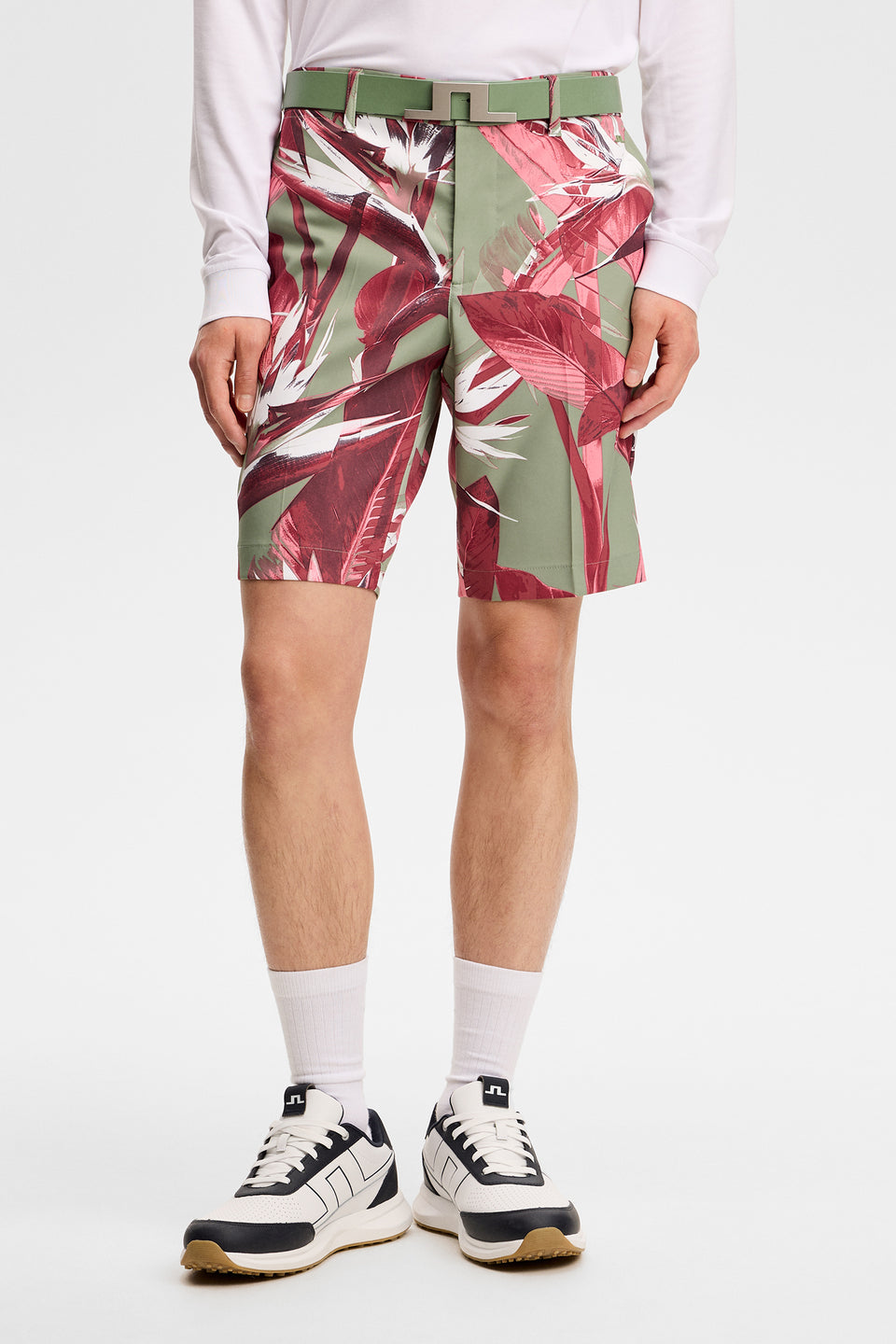 Eloy Print Shorts / Paradise Hedge Green M