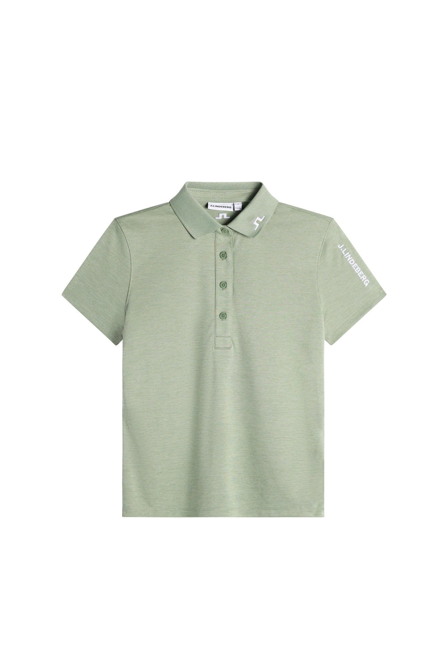 Tour Tech Polo / Hedge Green Melange | J.Lindeberg Official