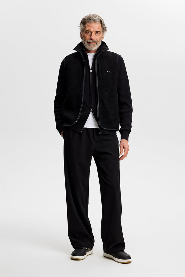 Alexis Full Zip Cardigan / Black