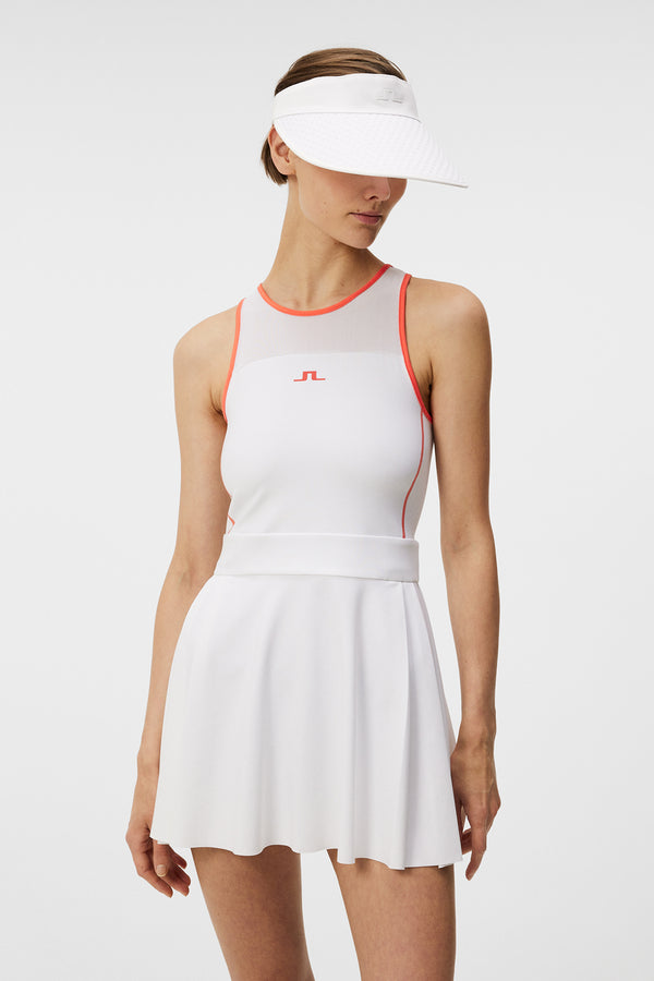 Elodie Dress / White