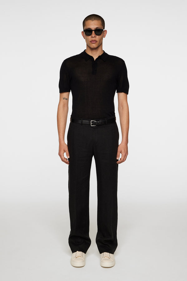 Gabi Super Linen Pants / Black