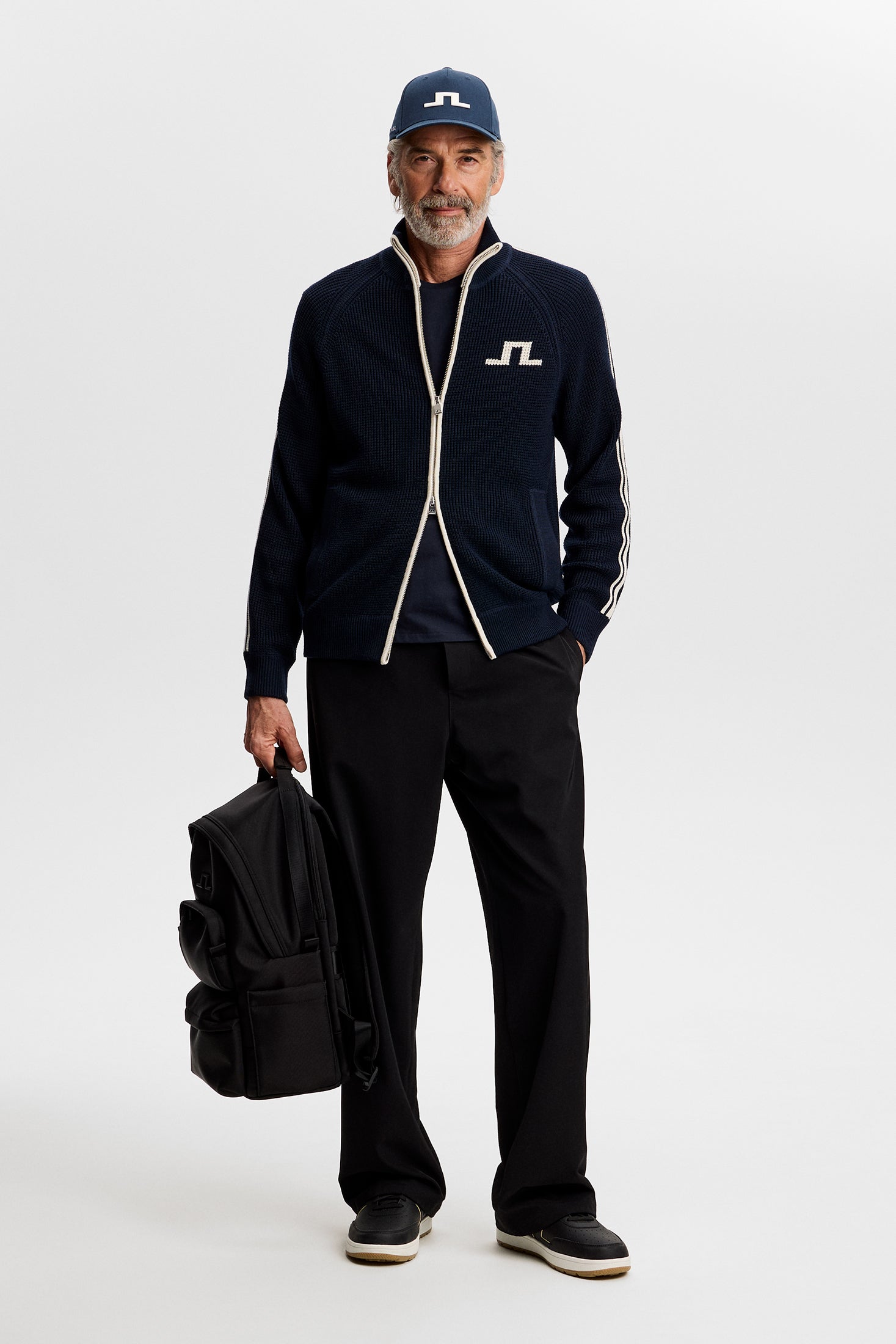 Craig Zip Knit Cardigan | Knitwear | J.LINDEBERG®