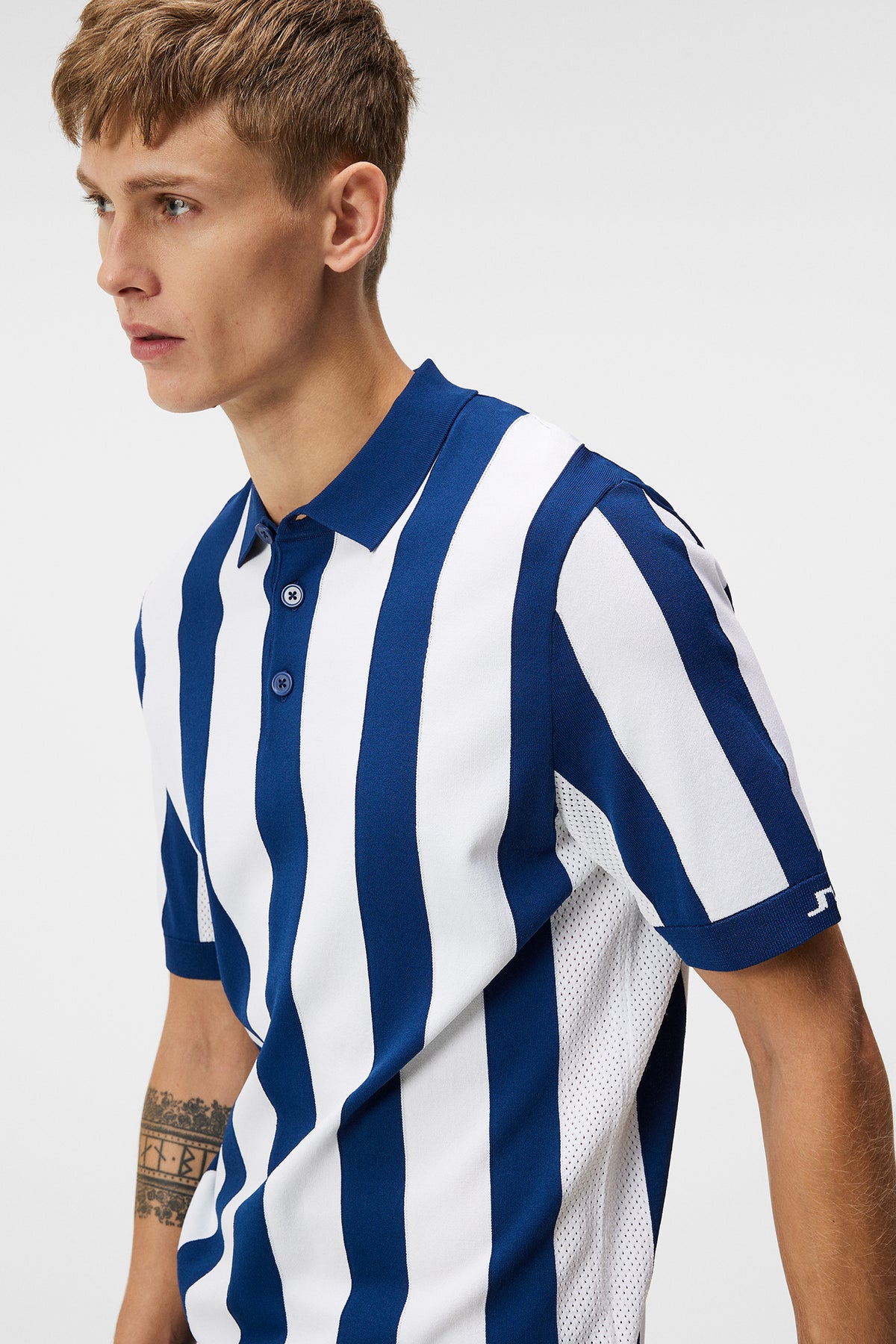 Maseo Knitted Shirt / Estate Blue