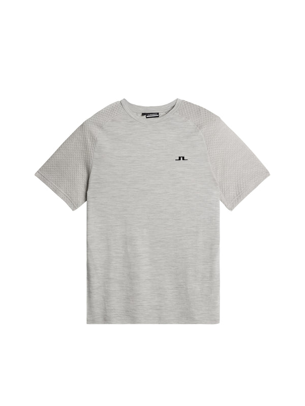 Brent Wool T-shirt / Light Grey Melange