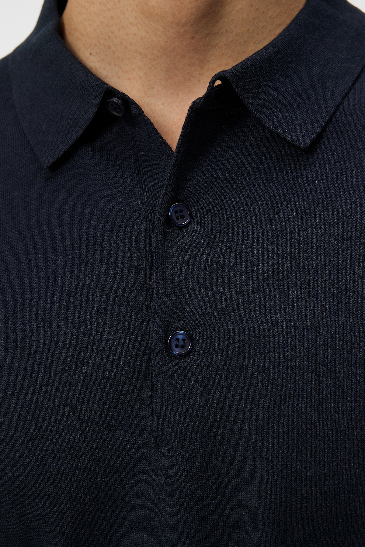 Ridge Rayon Silk Polo / JL Navy